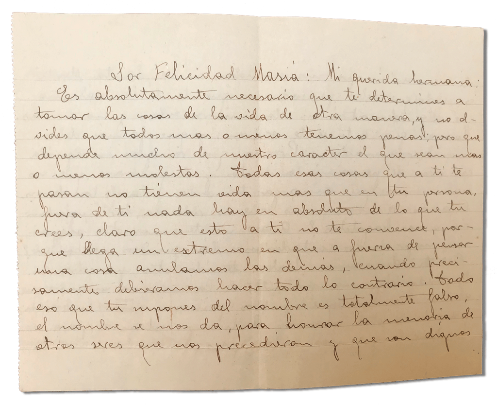 María Teresa y sus Hijas Mártires - Parroquia San Pio X de Algemesí Valencia - de Fray Serafin a Felicidad 26 diciembre 1935