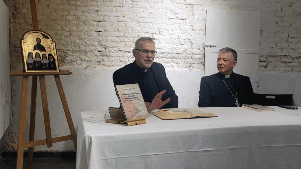María Teresa y sus hijas mártires - Parroquia San Pio X Algemesí Valencia España - Libro Cartas desconocidas de una familia mártir por Salvador David - presentación
